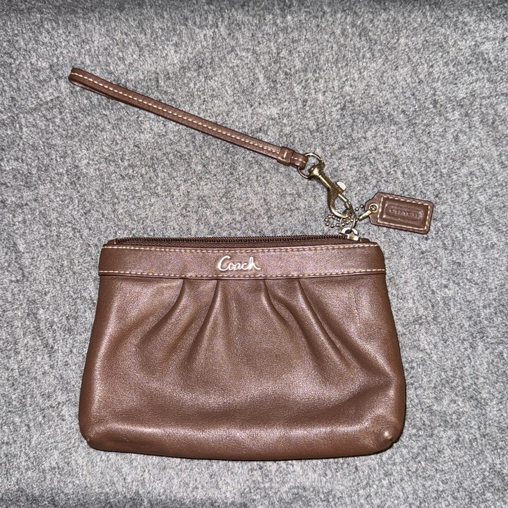 Chocolate Brown Wristlet